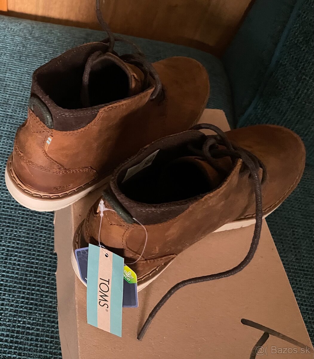 Pánske členkové topánky 40,nové,pravá koža,16€ - 2