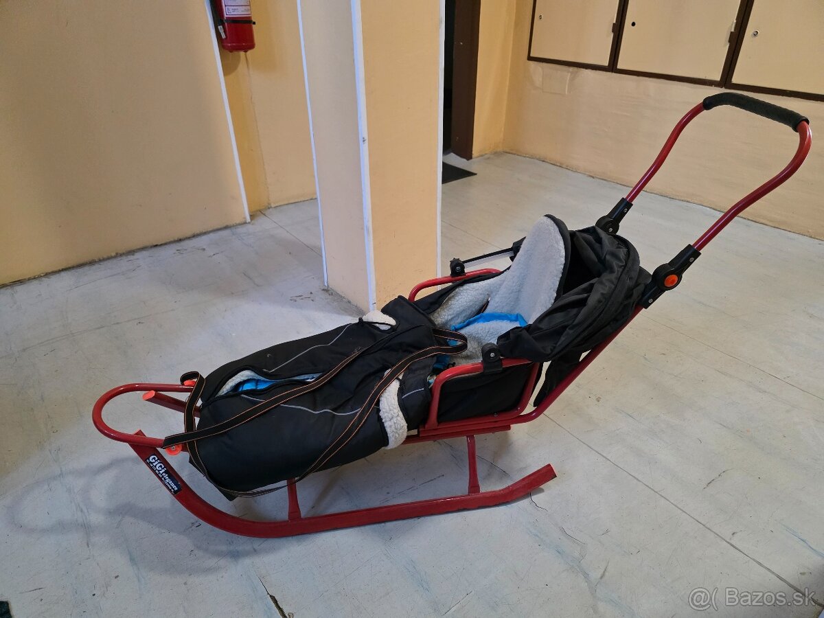 Kovové sánky s rúčkou - 2