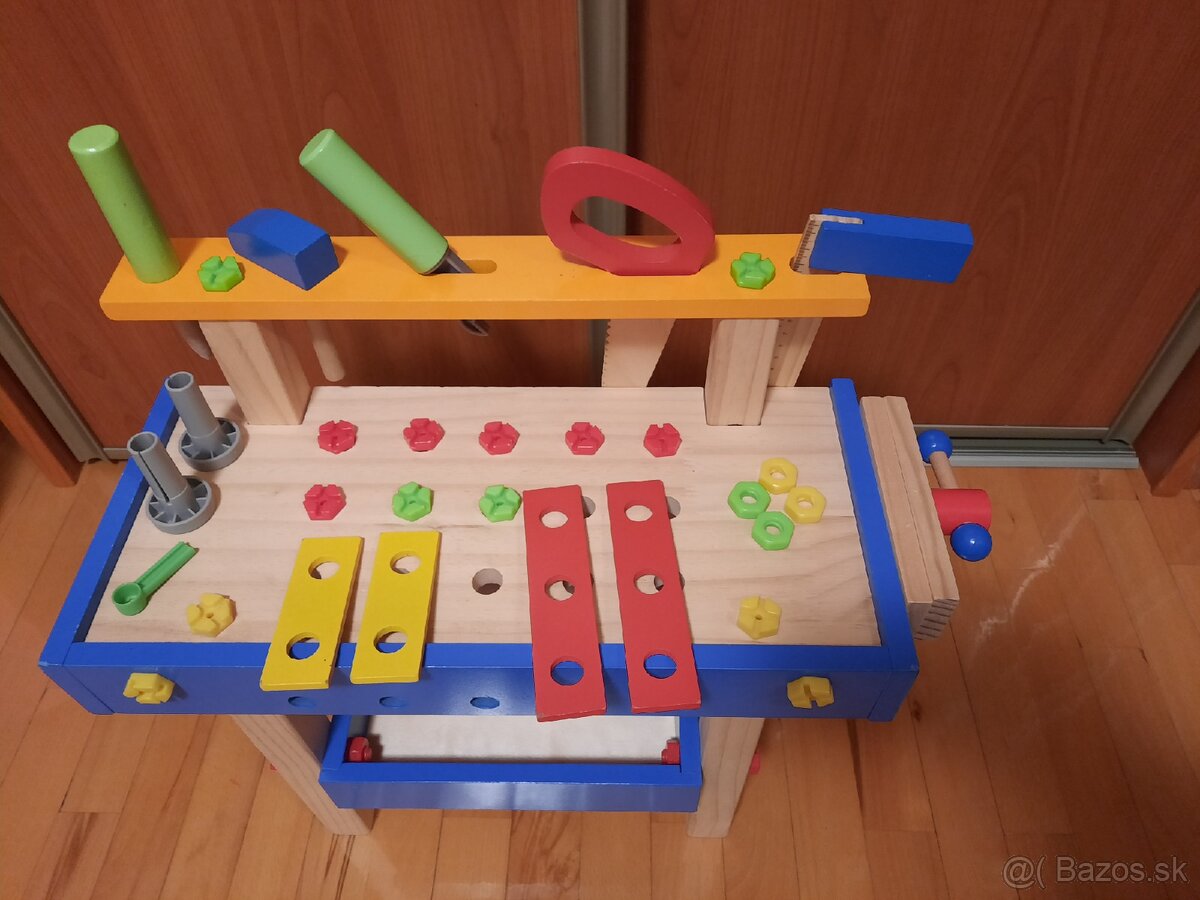 Drevený pracovný stôl LUPILU - 2