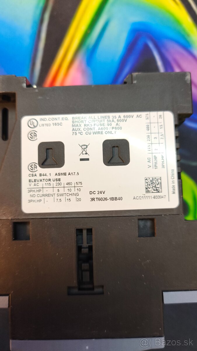 Predam 24V stykač Siemens Sirius - 2