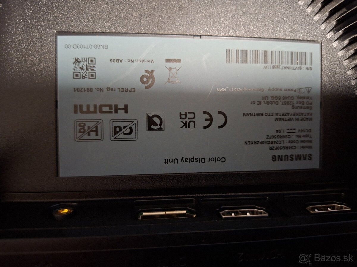 Samsung c24rg50fzr - 2