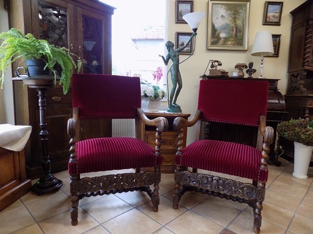Elegantné starožitné kreslá - 2