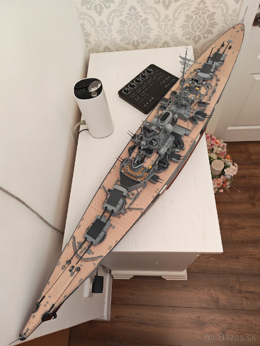 Model lode Bismarck 1:200 Hachette – 140 čísiel - 2