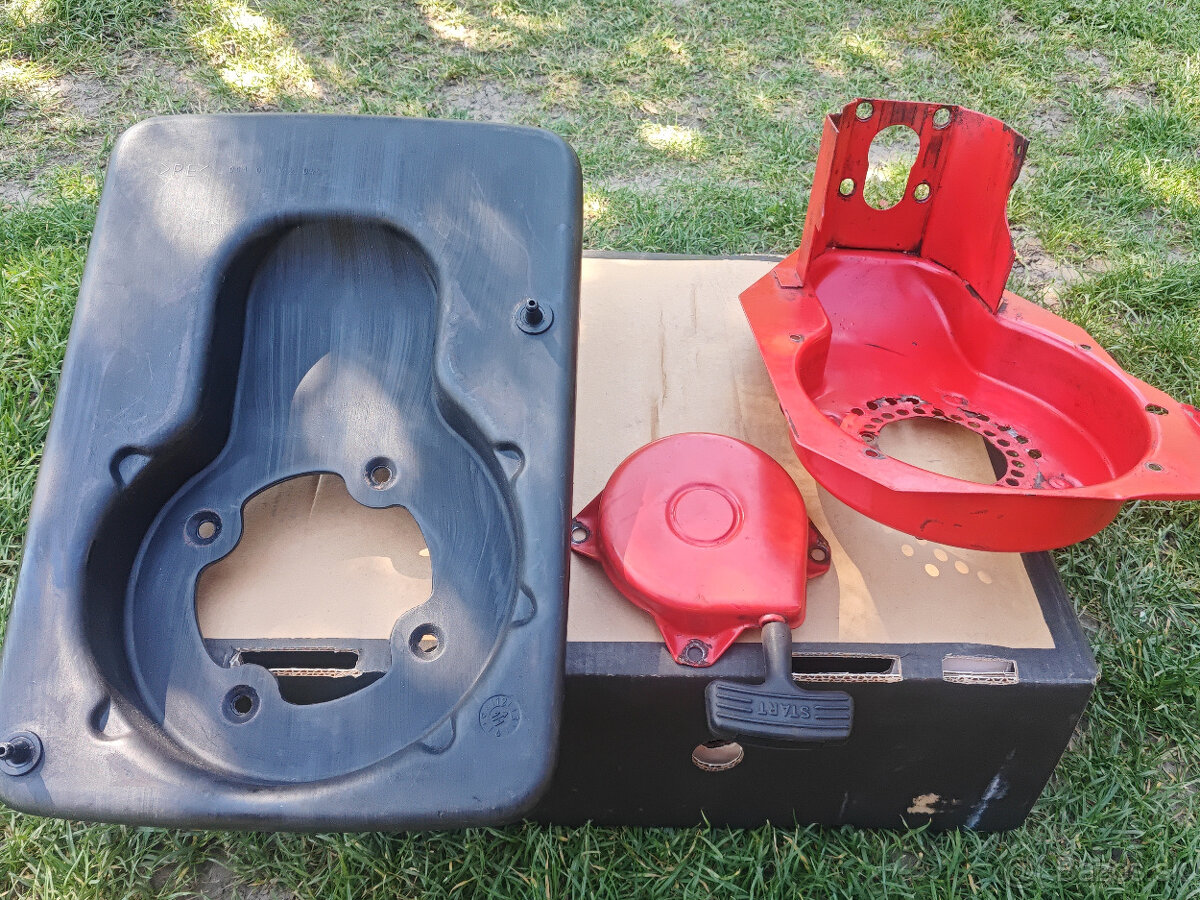 nádrž, štartér a chladiaci plech - 2