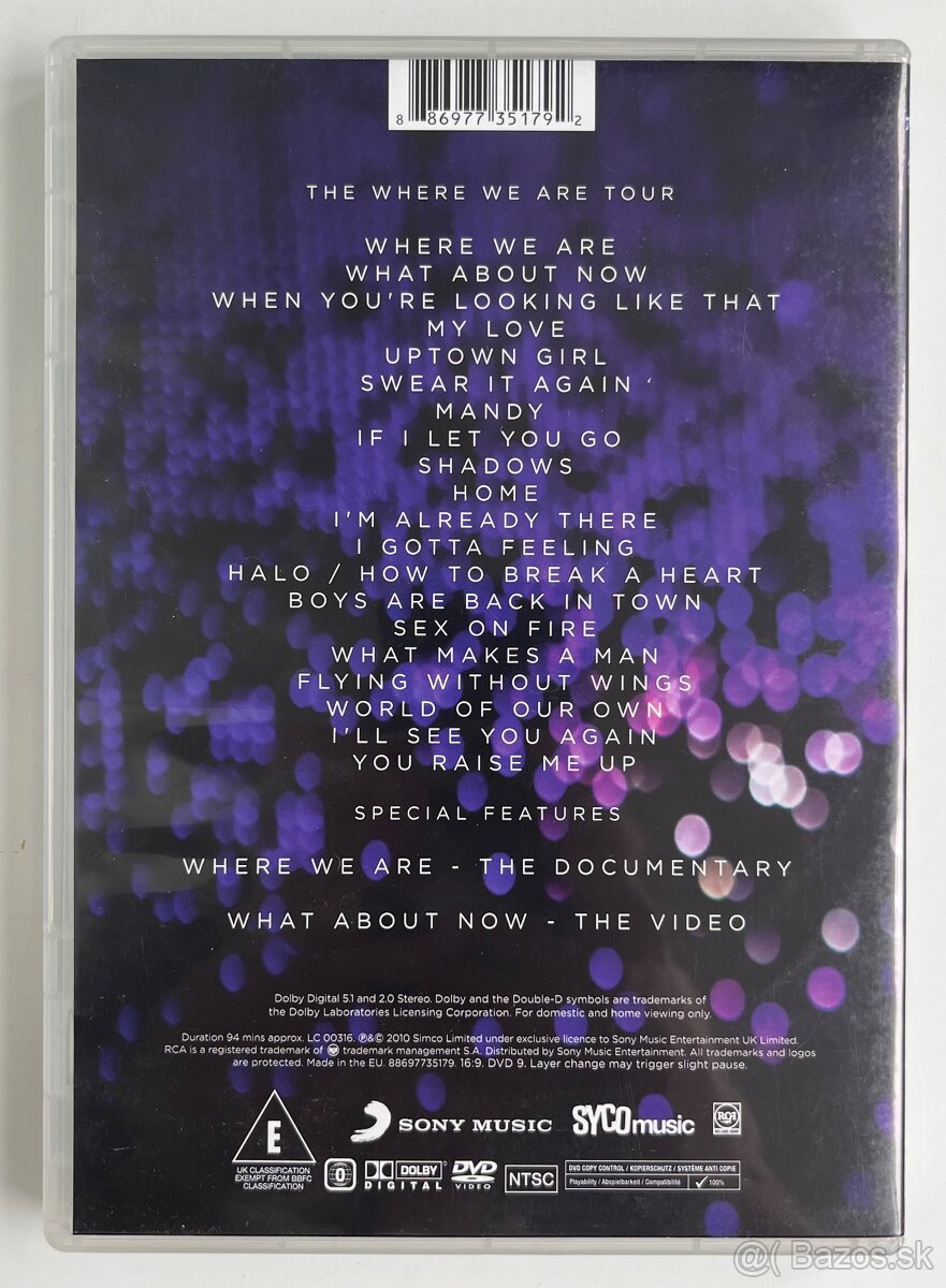 DVD Westlife Live From The O2 - 2