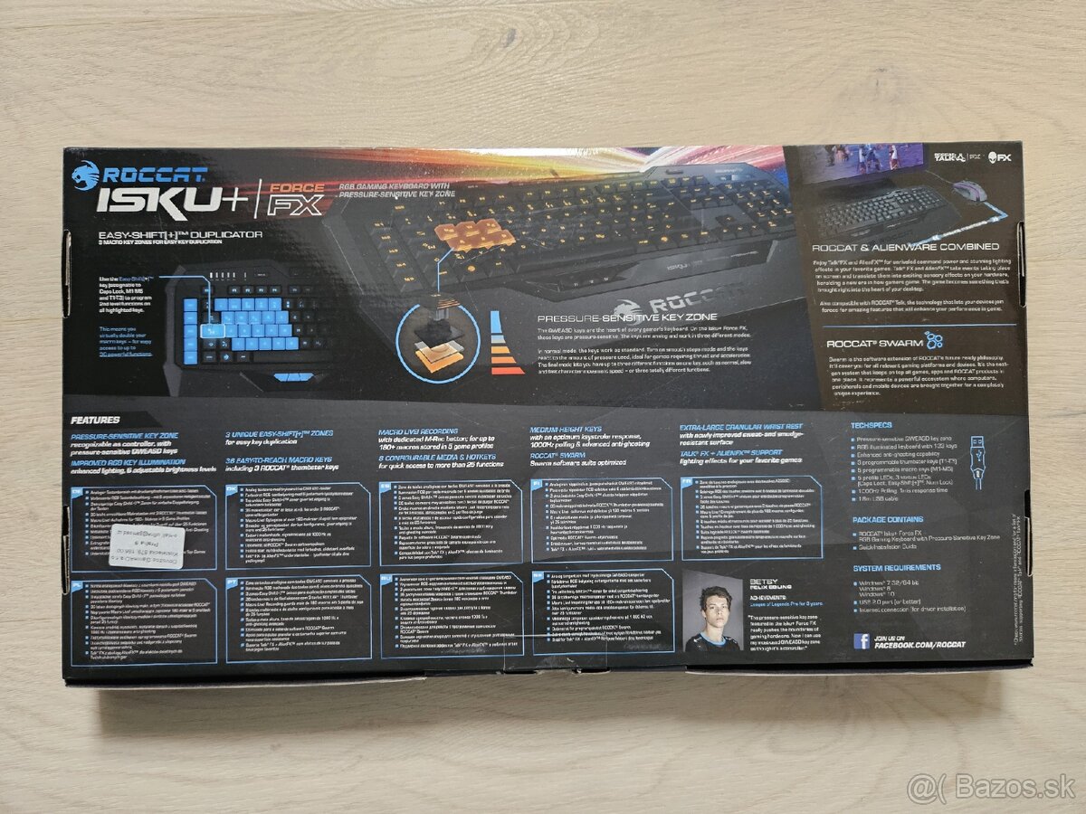 Herná klávesnica Roccat ISKU+ Force FX - 2