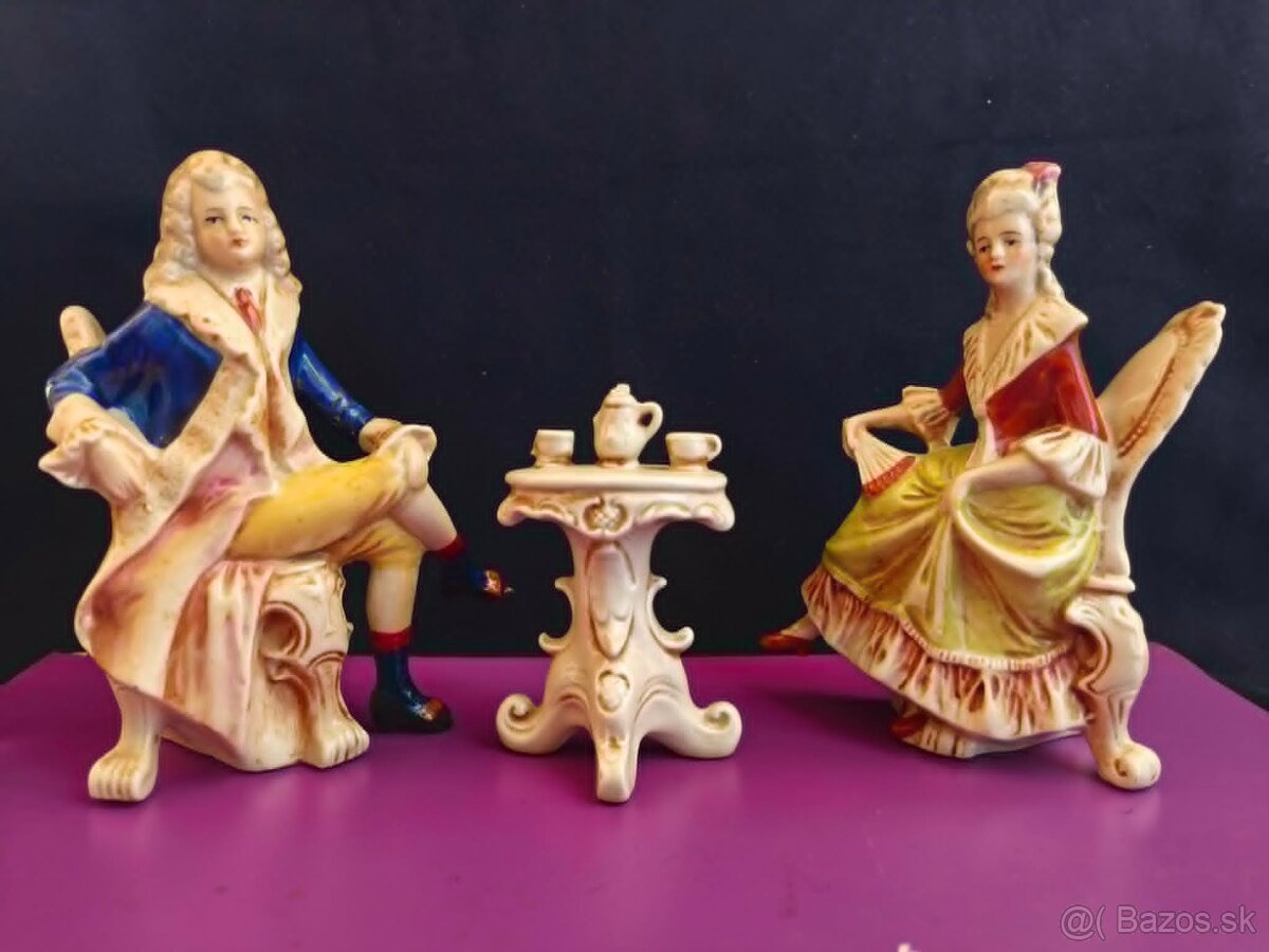Súprava 3 ks porcelánových figúrok - 2