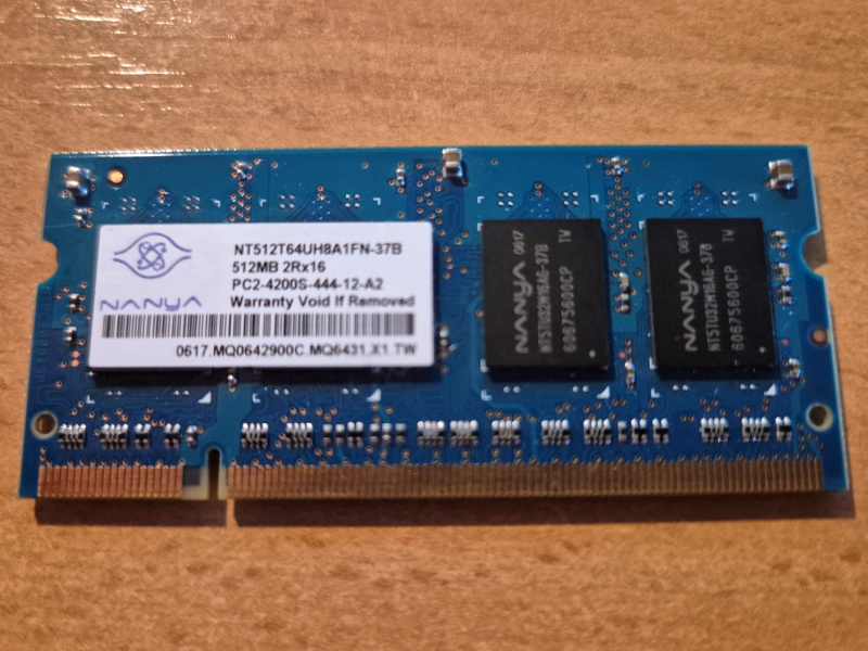 Pamäťe do Notebooku DDR2, DDR3 (4GB-1GB-512MB moduly) - 2