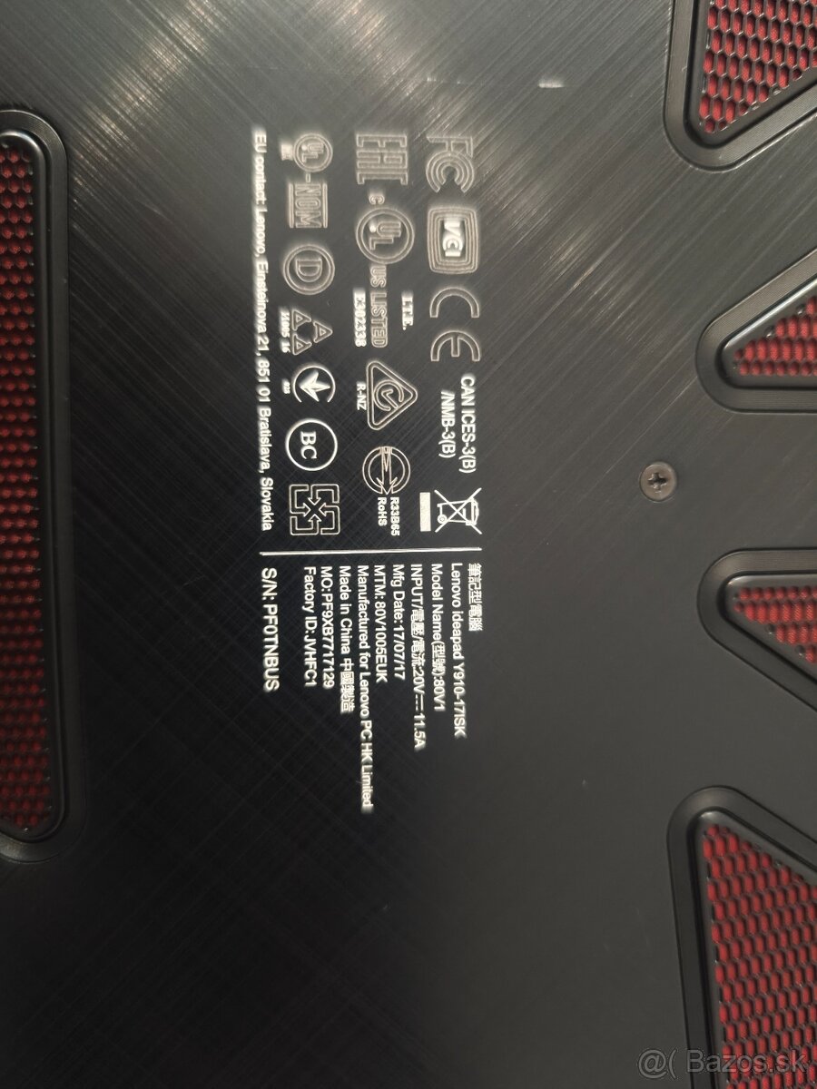 Predám Lenovo Ideapad y910-17ISK - 2