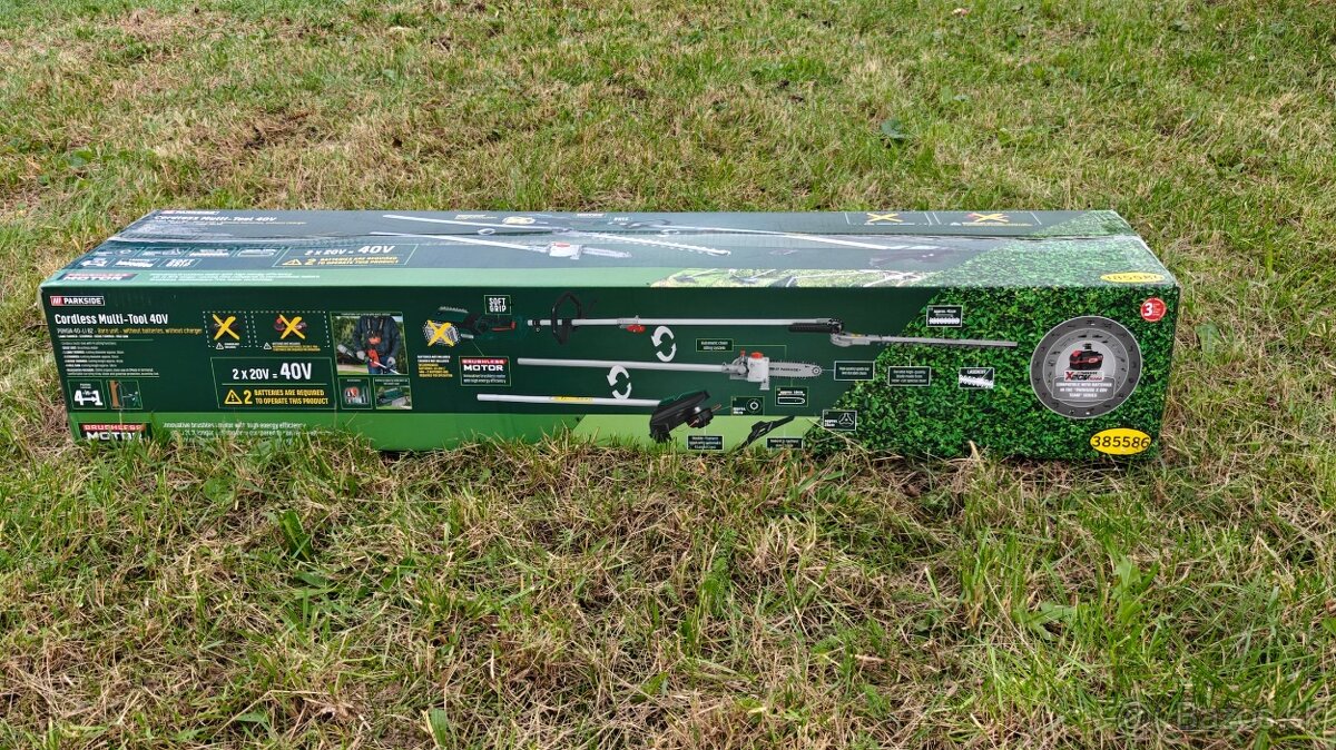 Parkside • aku záhradné kombinované náradie PGKGA 40-Li B2 - 2