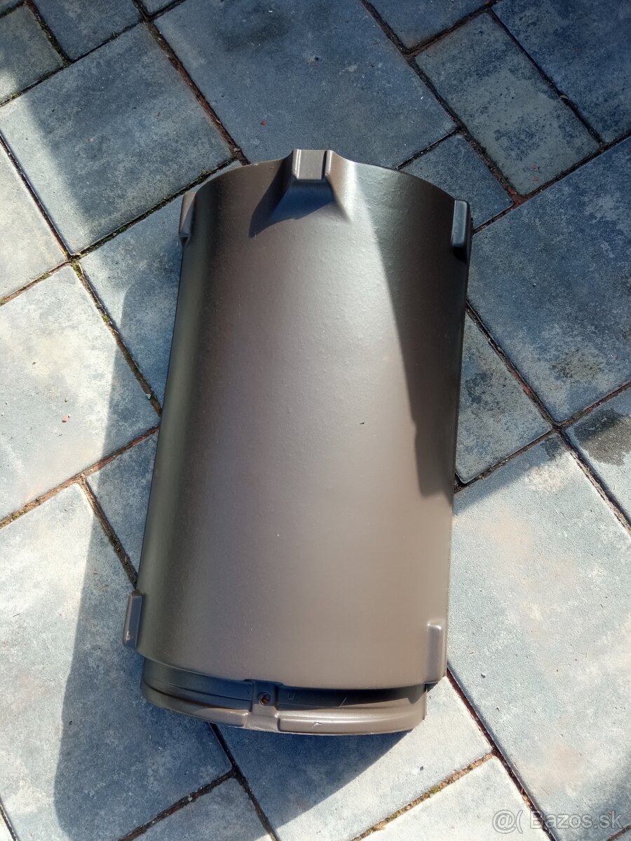 Škridla Creaton tmavo hnedá engoba + hrebenáče - 2