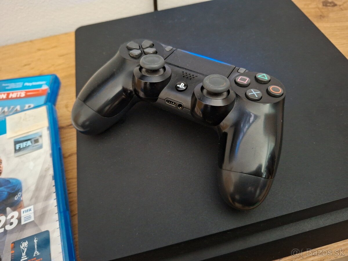 PLAYSTATION 4 SLIM 500GB/OVLÁDAČ +2HRY - 2