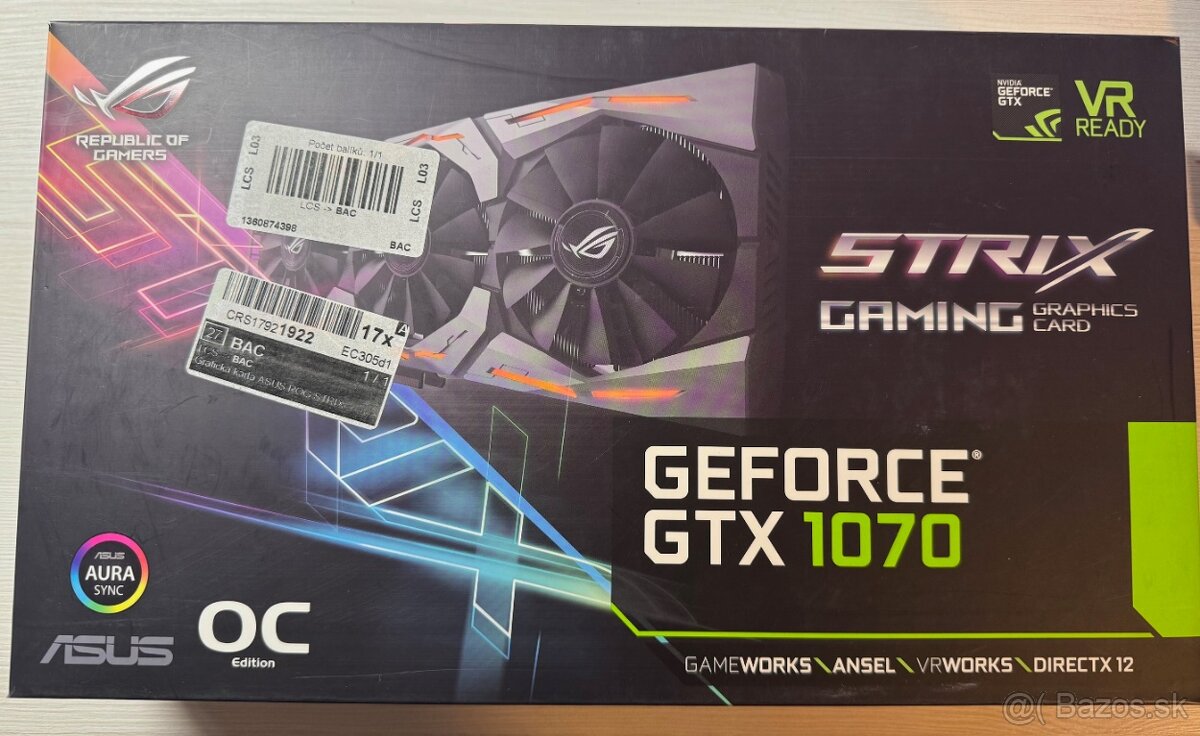 Geforce Asus GTX 1070 strix OC - 2