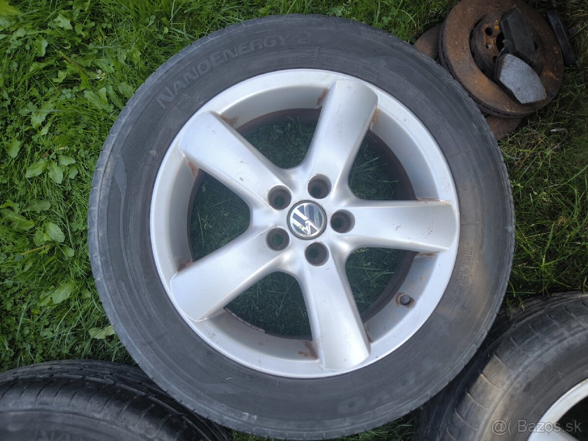 Hliníkové disky BORBET MEO s pneu TOYO R16 5x100 - 2