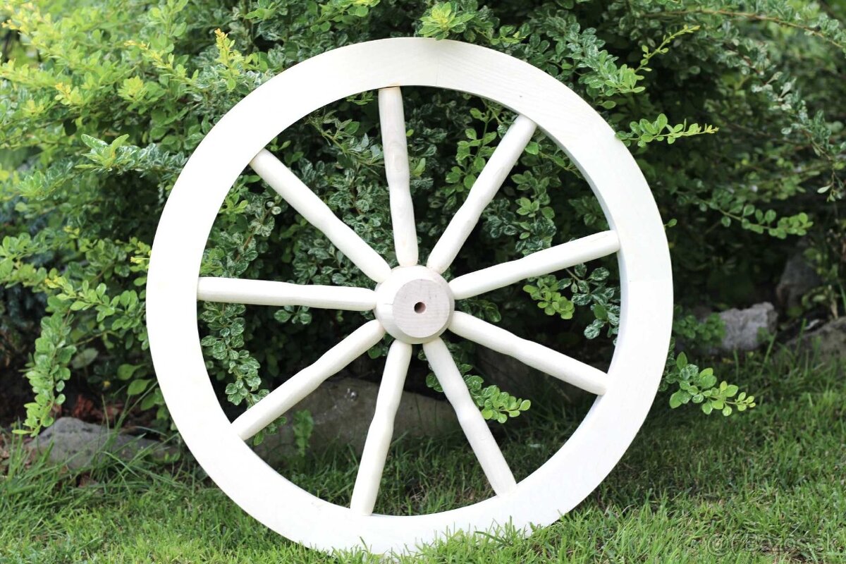Koleso drevené dekoratívne - 2