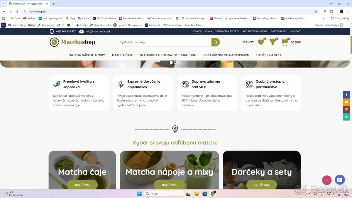 Predám nádherný e-shop MatchaShop.sk - 2