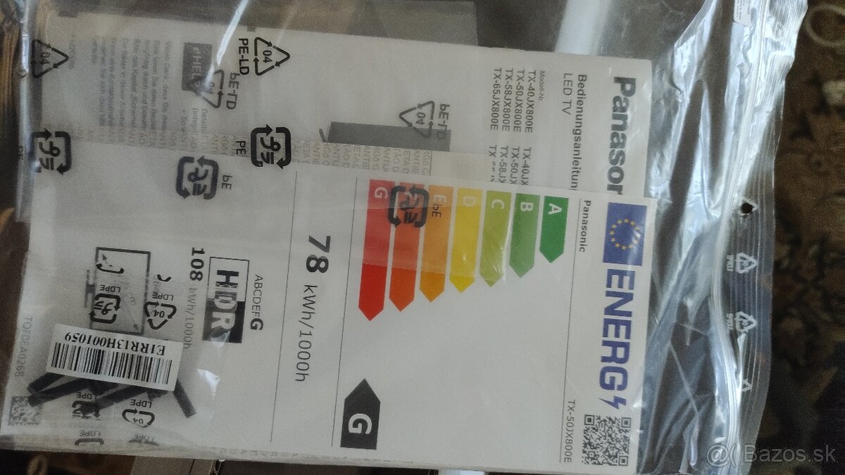 Panasonic Tx 50" 4K - 2