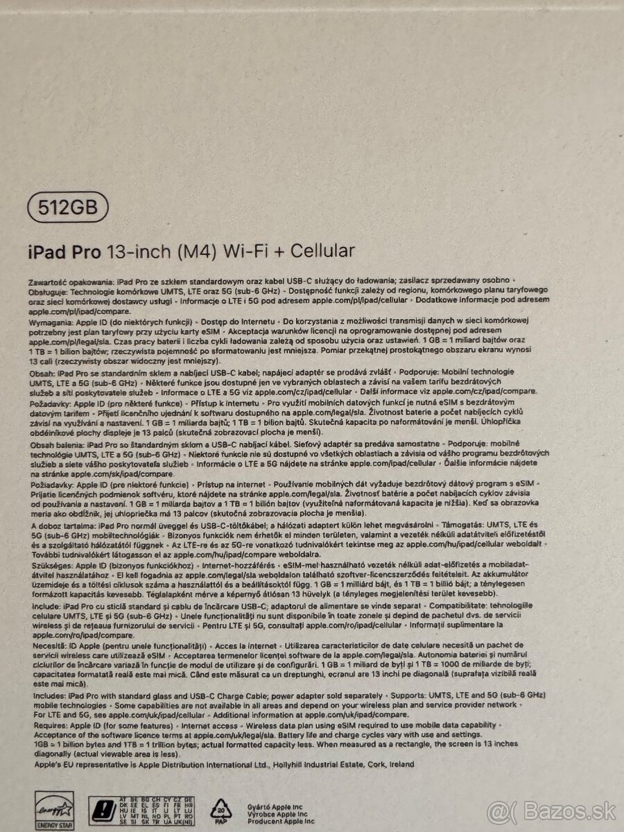 iPad Pro 13" Wi-Fi + Cellular 512GB - 2