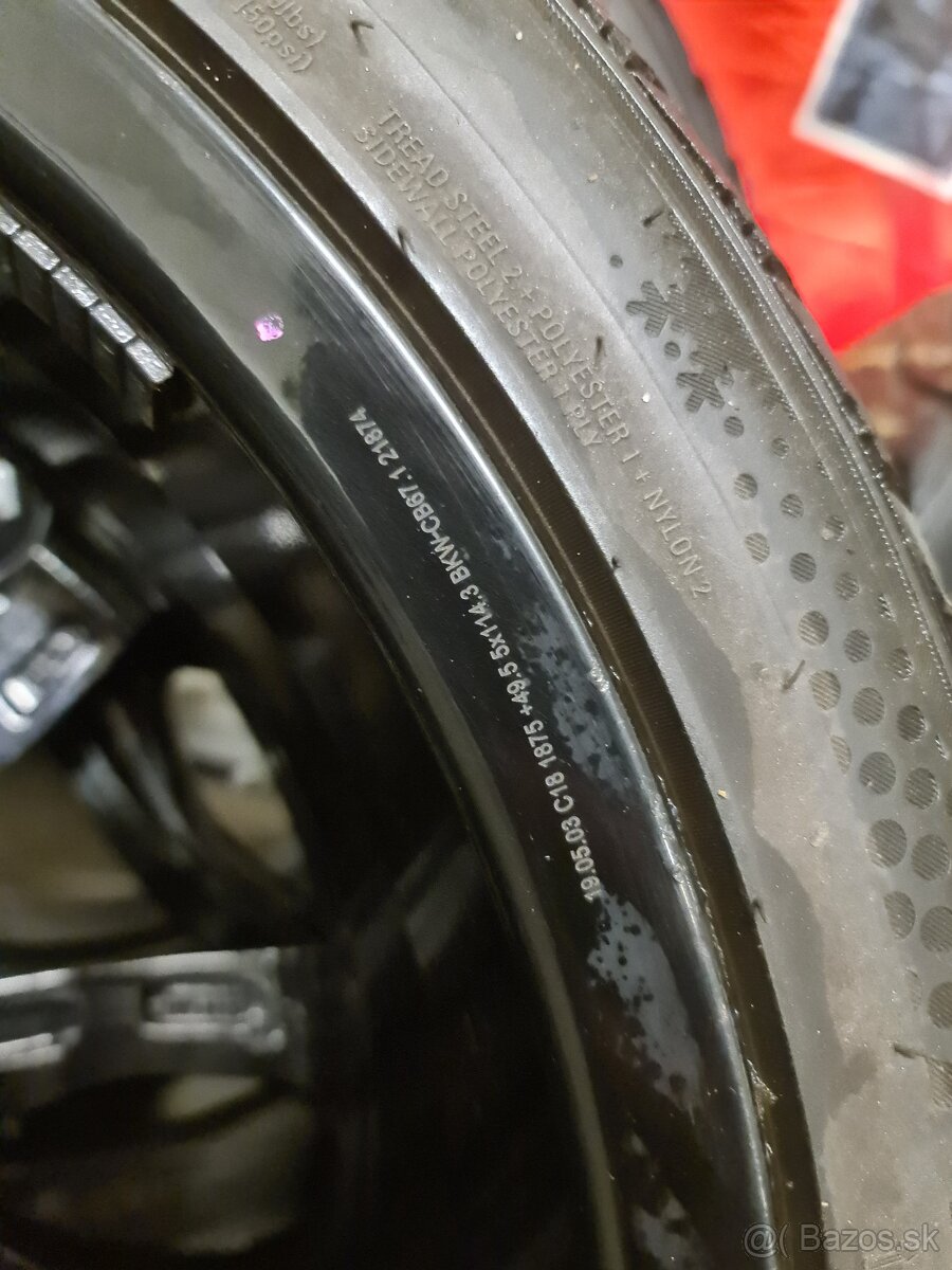 5X114,3 R18 + ZIMNE PNEU 225/40 R18 - 2
