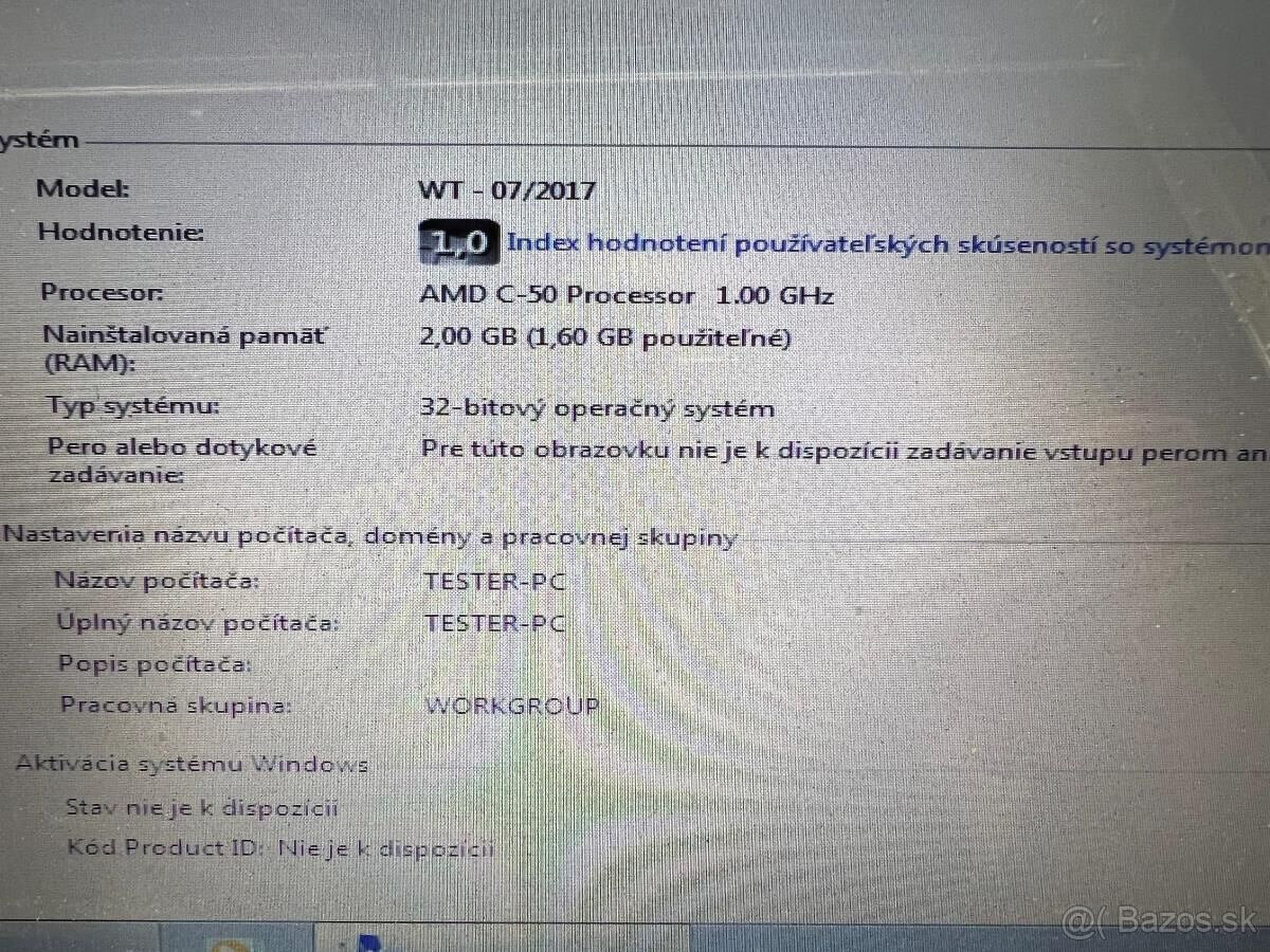 Predám funkčnú použitú matičnú dosku do notebooku Asus K53U - 2