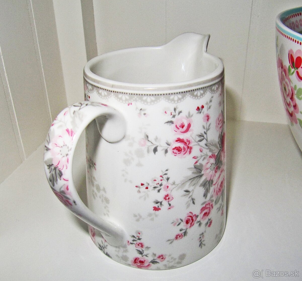 Green Gate džbán ruže - porcelán - 2