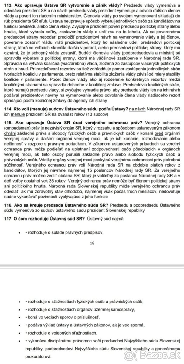 Vypracované otázky na právo - 2026 - Trnavská univerzita - 2