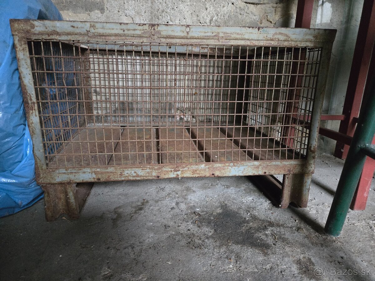Kovová bedňa klietka - 2