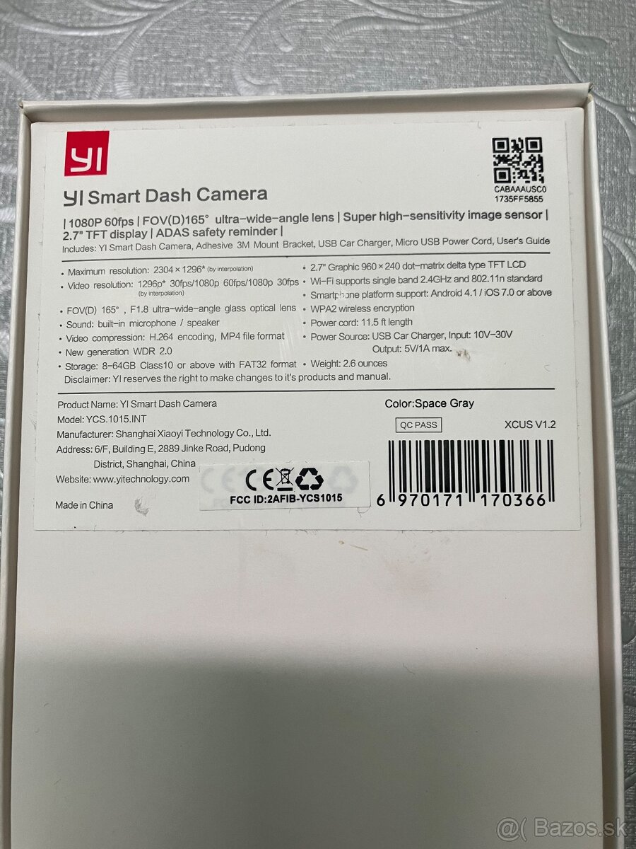 YI Dash Cam - kamera do auta - 2