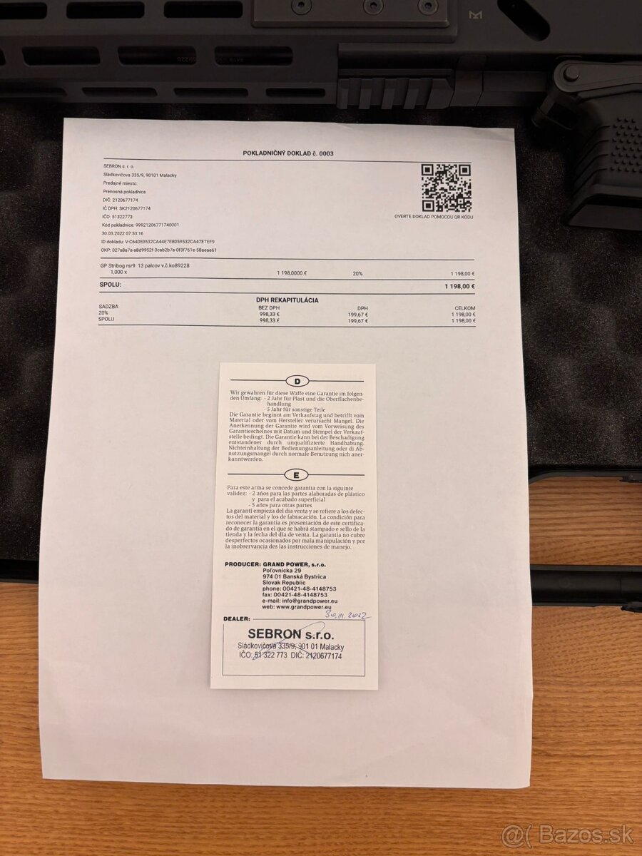 predám Stribog RSR9A3 - 2