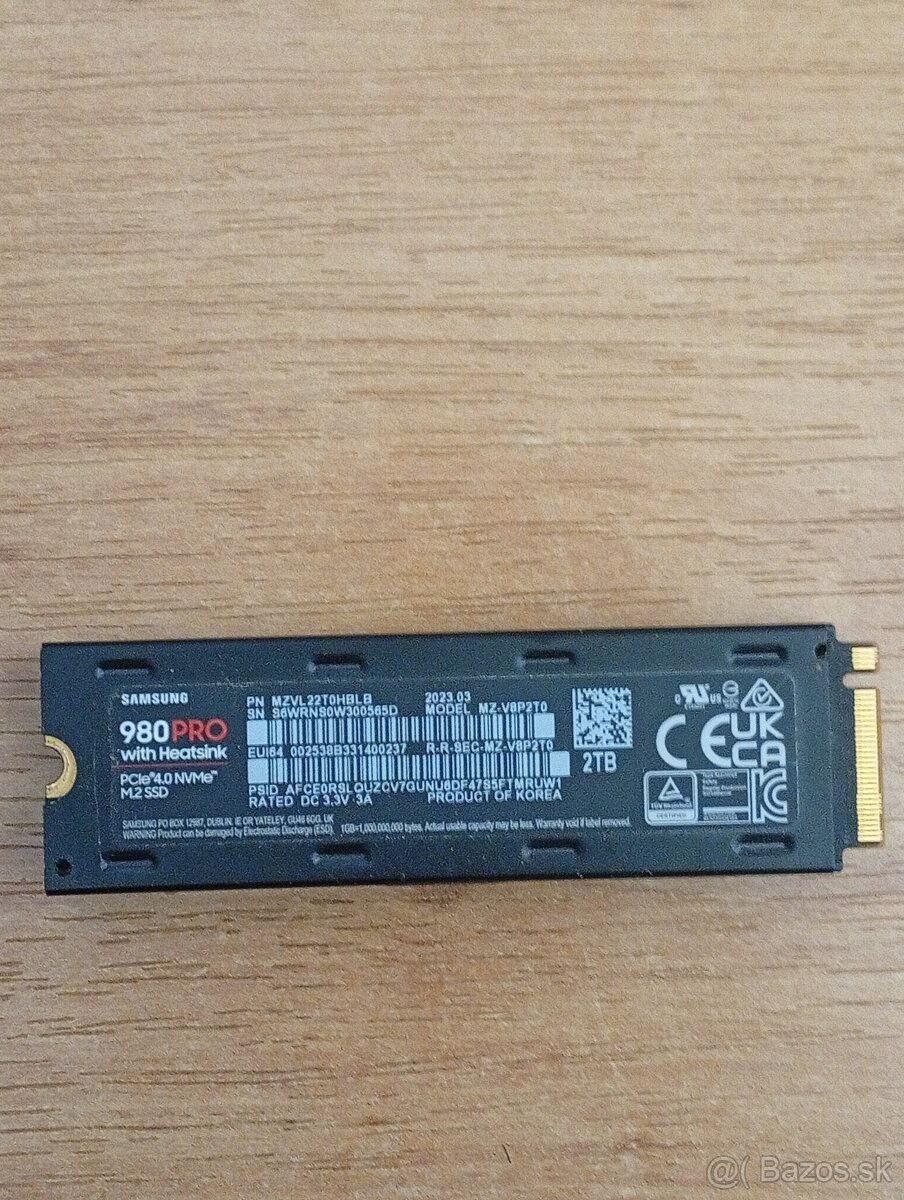 SSD Samsung 980 PRO 2TB s Chladičom - 2