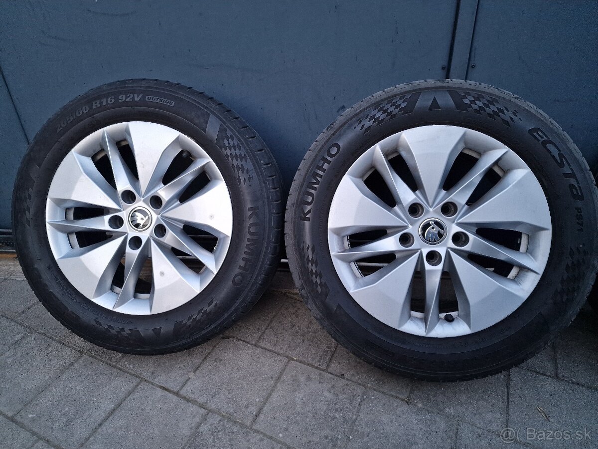 Hlinikove disky Škoda 205/55 r16 - 2