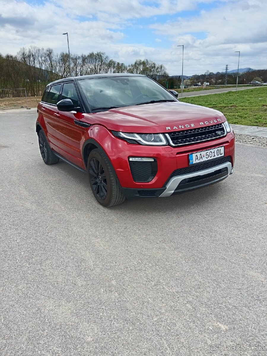 Predám range rover evoque 77.800km