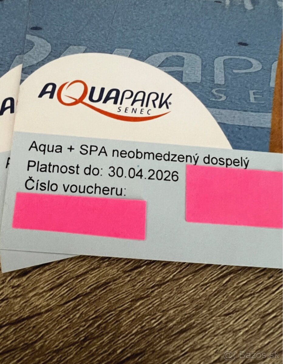 Vstupenka Aquapark Senec - 2