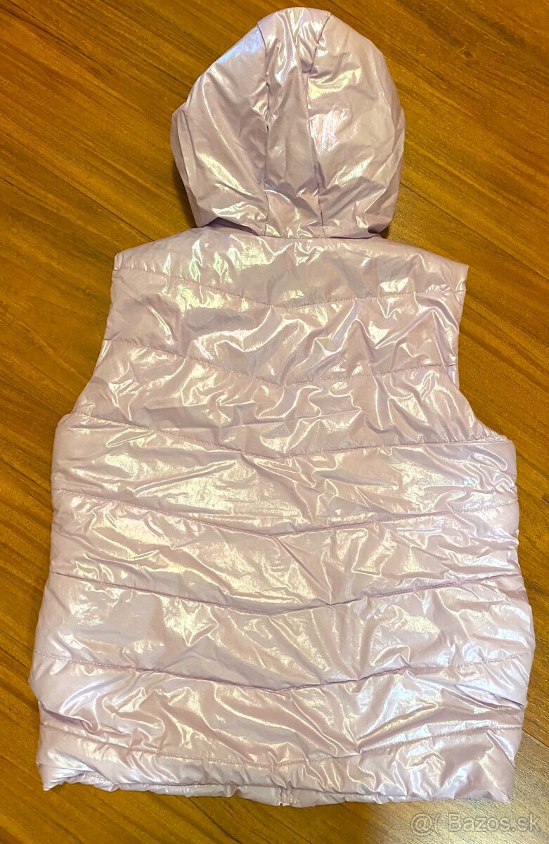 Dievčenská zateplená vesta veľ. 158-164 - 2