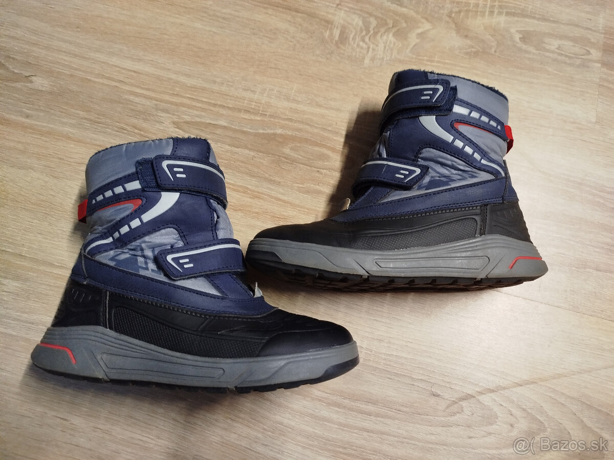 Chlapčenské čižmy na zimu č. 33 a č. 34 - 2