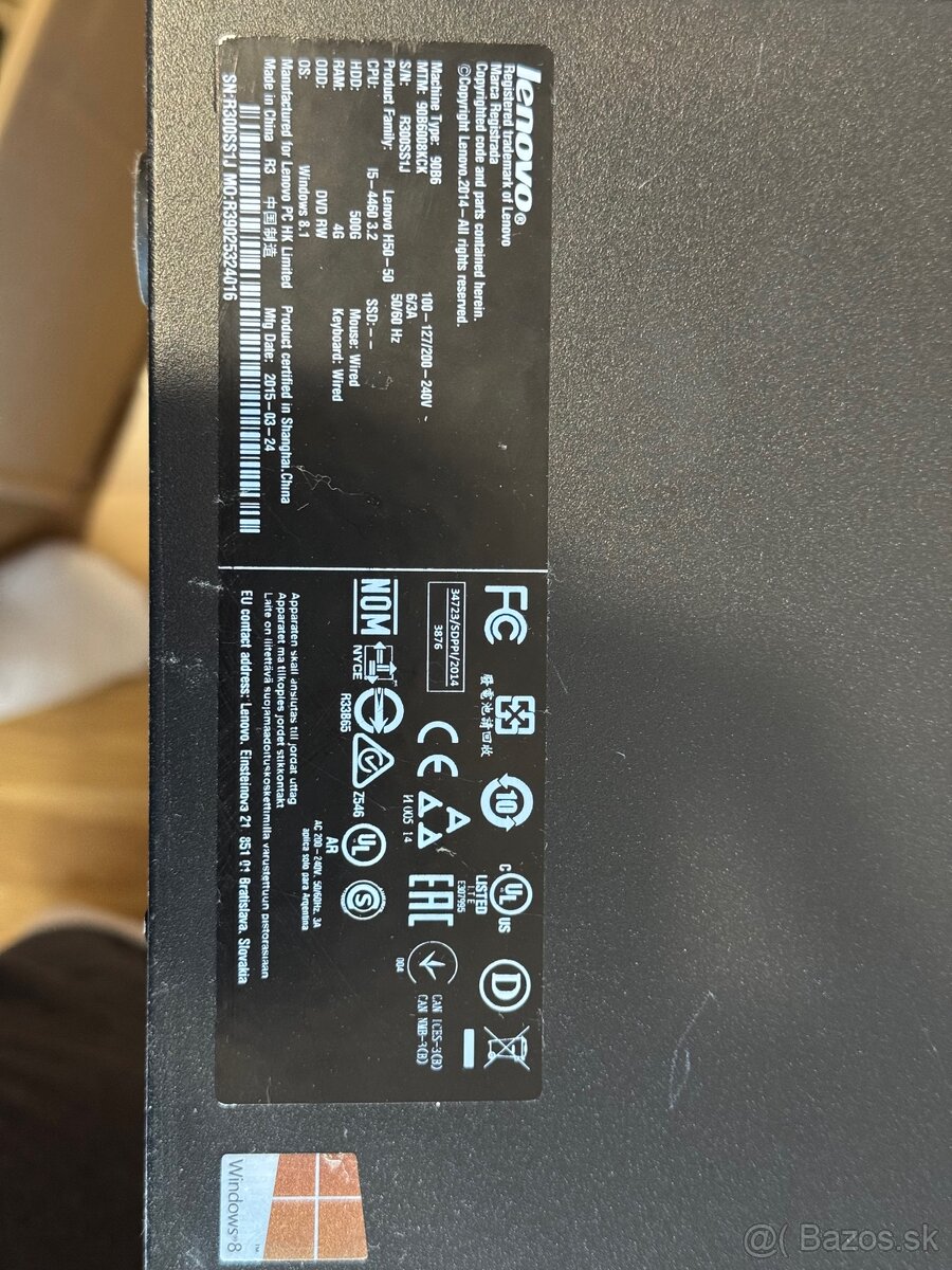 Stolný pc Lenovo - 2