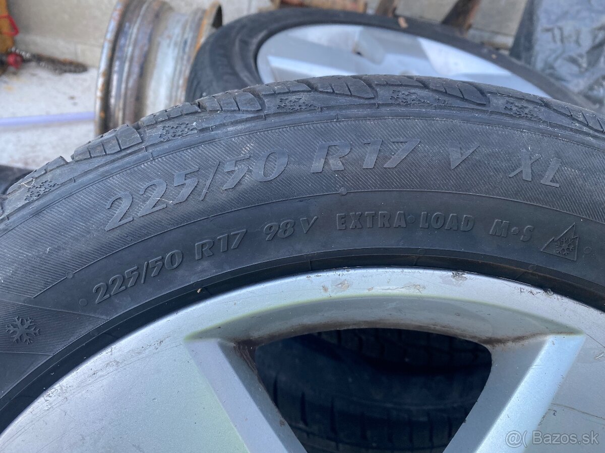 Vw 255/50r17 zimné 5x112 - 2