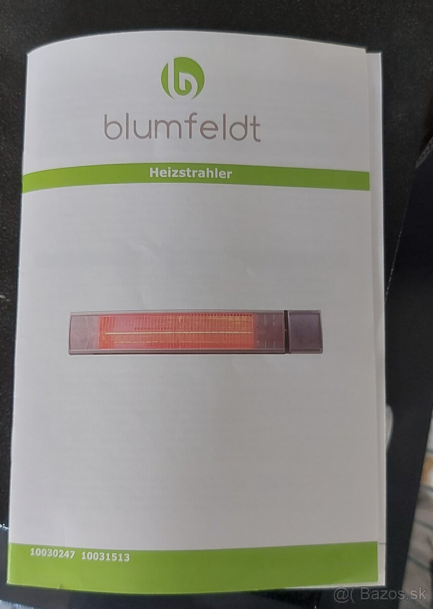 Elektrický ohrievač 2000W - 2