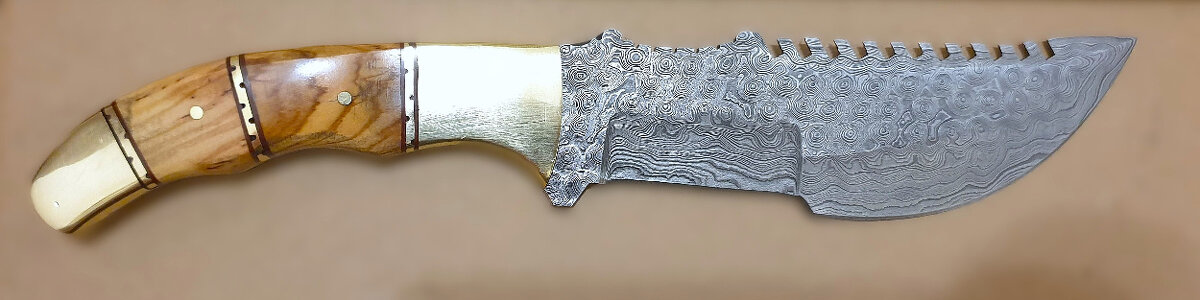 VEĽKÝ Damaškový lovecký nôž - 2