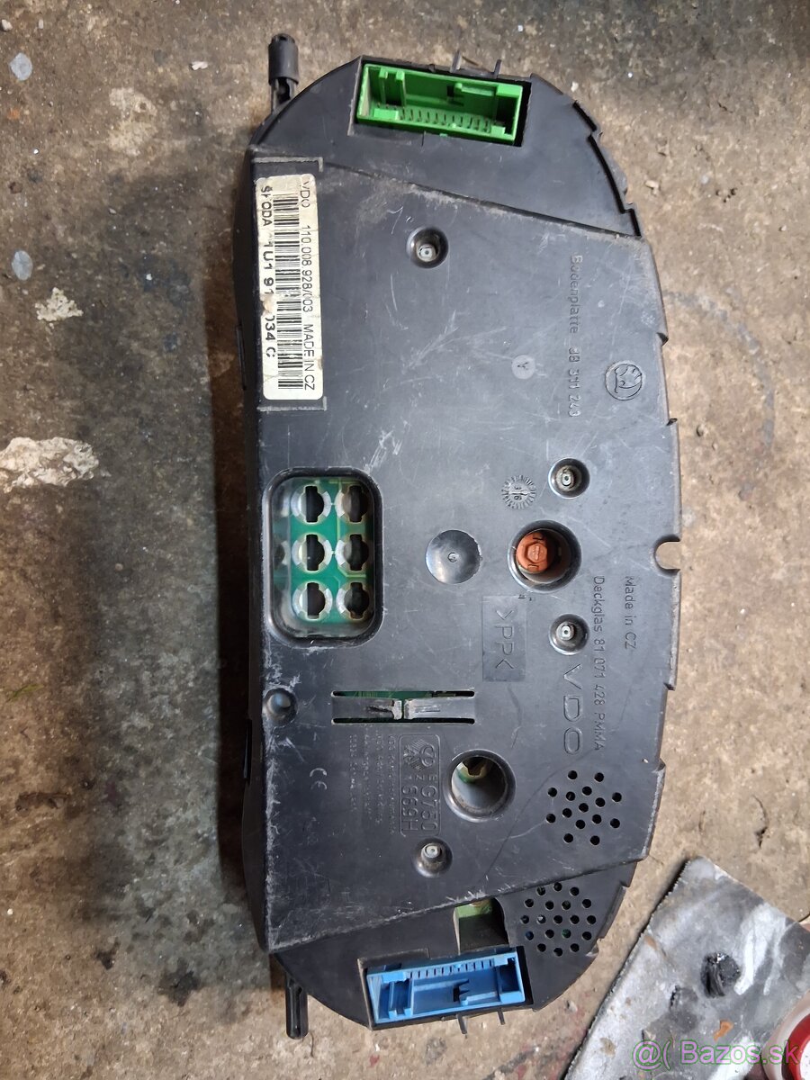 Prístrojovka Octavia I - 2