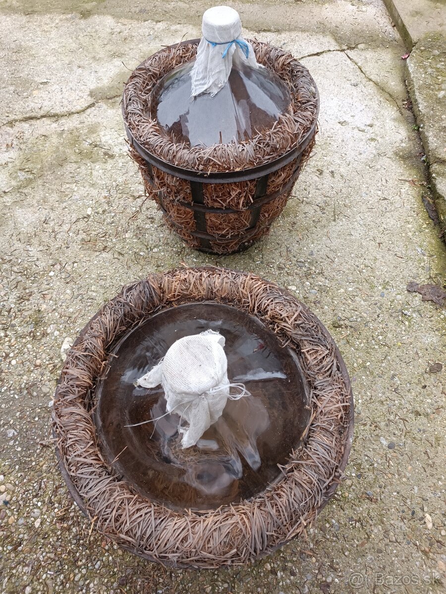 Demižony sklenené 50L - 2