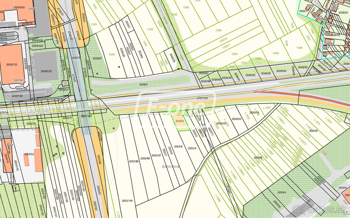 PREDAJ – POZEMOK, 7213 m2, CESTA NA SENEC - 2