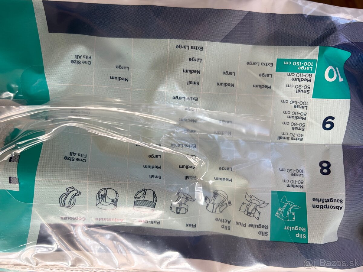 Plienky pre dospelých/seniorov - 2