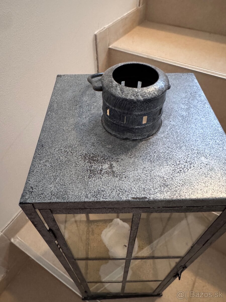 Sklenený lampáš V57cm - 2