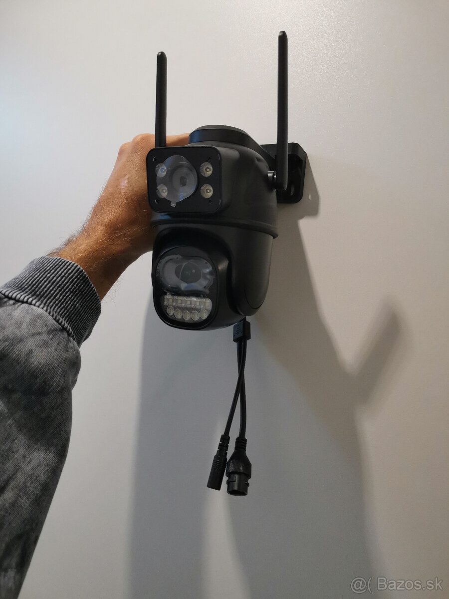 Bezpečnostna wifi kamera 8mp otočná ak treba aj spojazdnim - 2