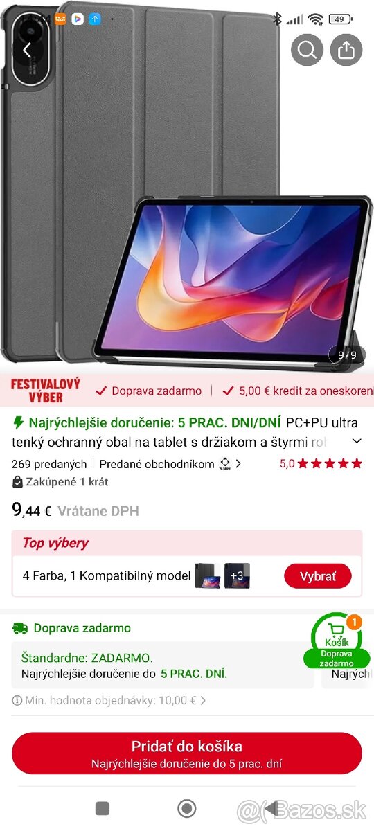 Redmi Pad 2 obal + 2x sklo - 2