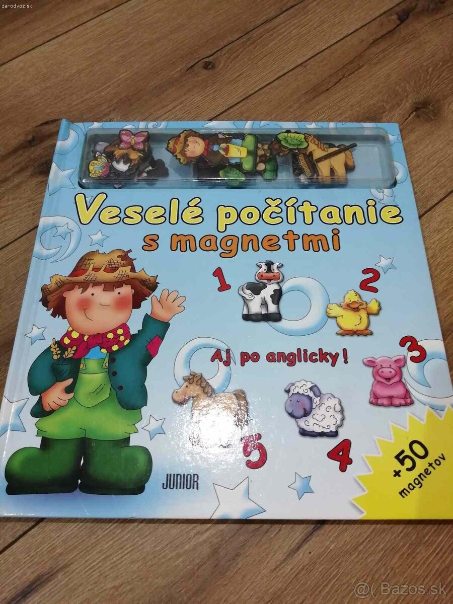 VESELÉ POČÍTANIE S MAGNETMI aj po anglicky - PC 15,- € - 2
