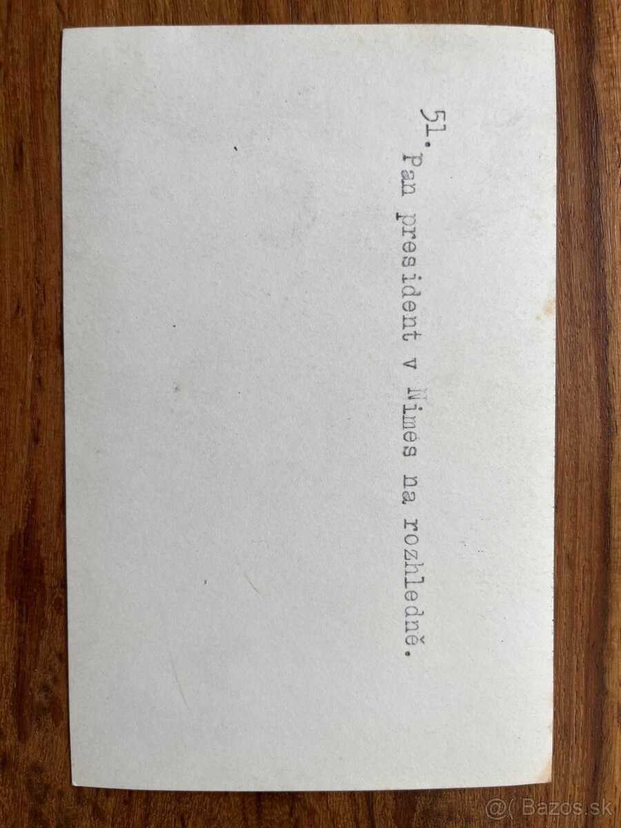 Stare Fotky T.G Masaryk prezident - 2