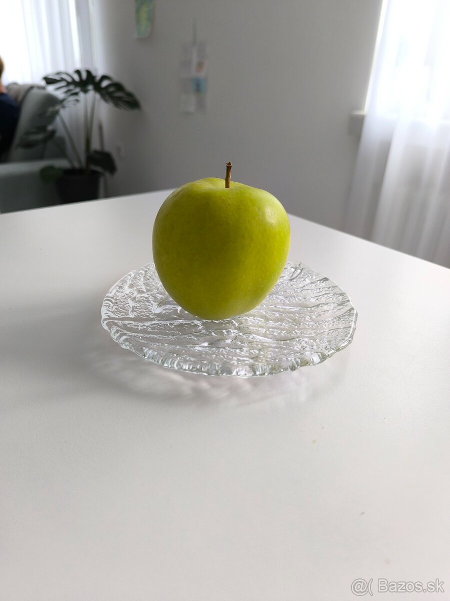 Kvalitná sklenenná tácka retro - 2