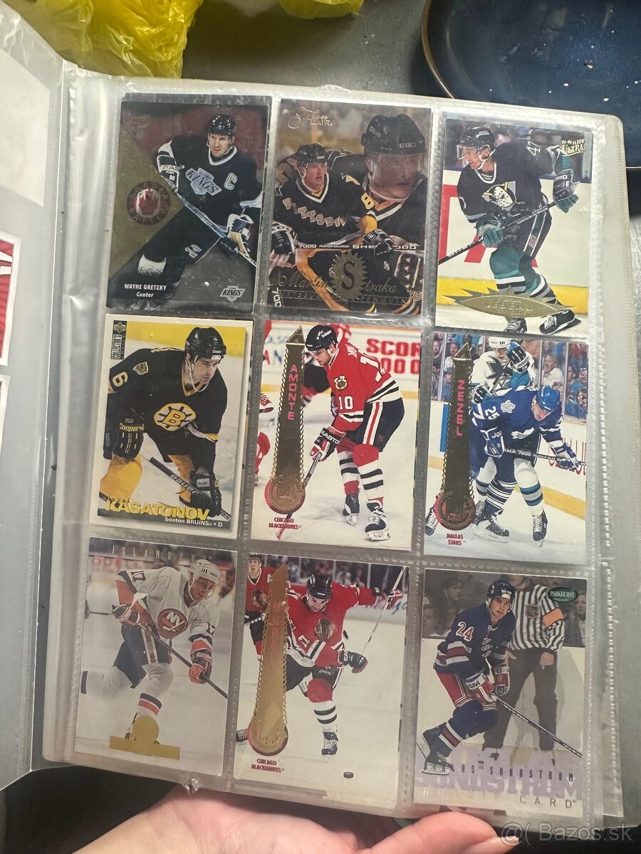 Nhl zberaťelske kartičky - 2